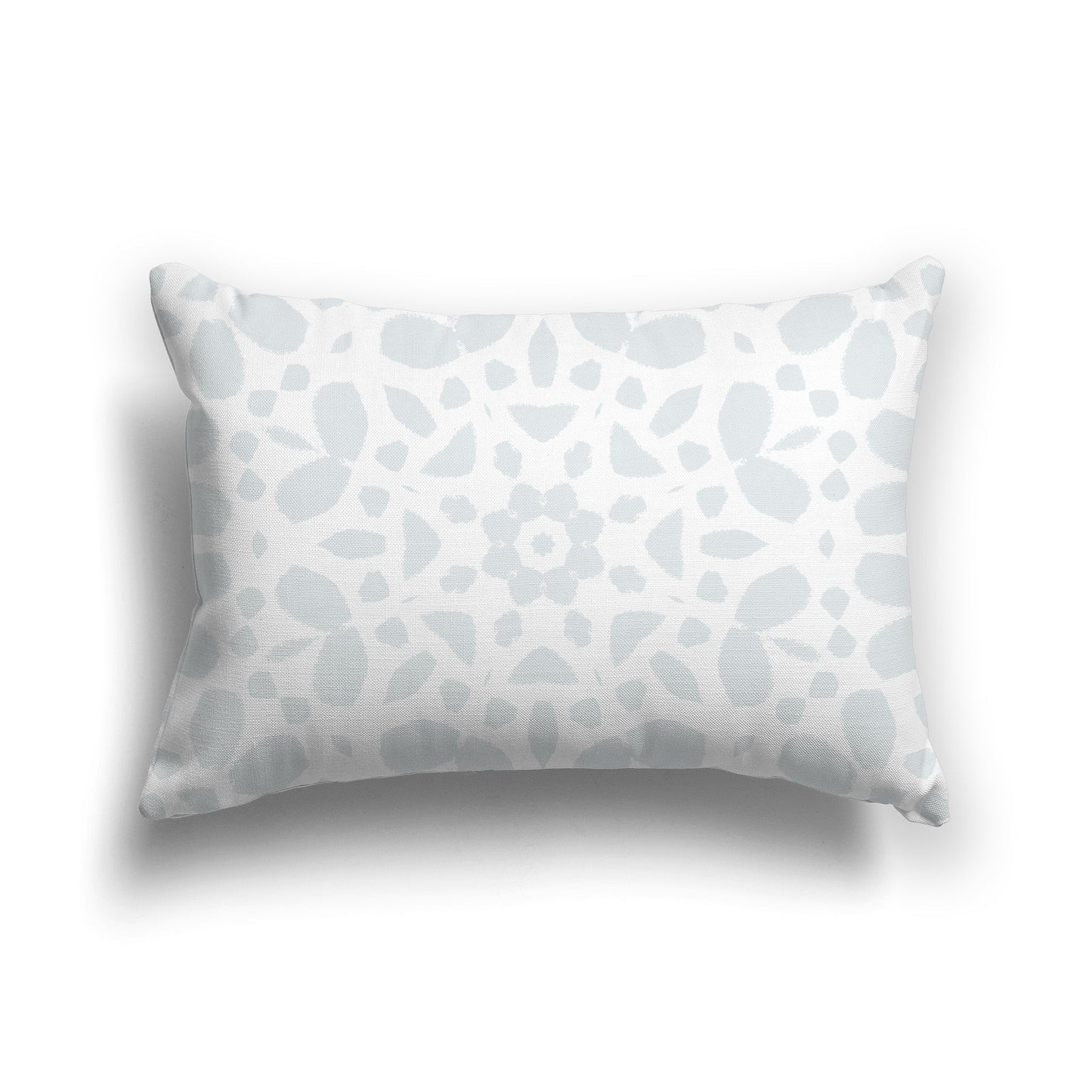 Throw Pillow with Grey and White/Beige-white Circular Pattern on Both Sides, CAPC-1101-181