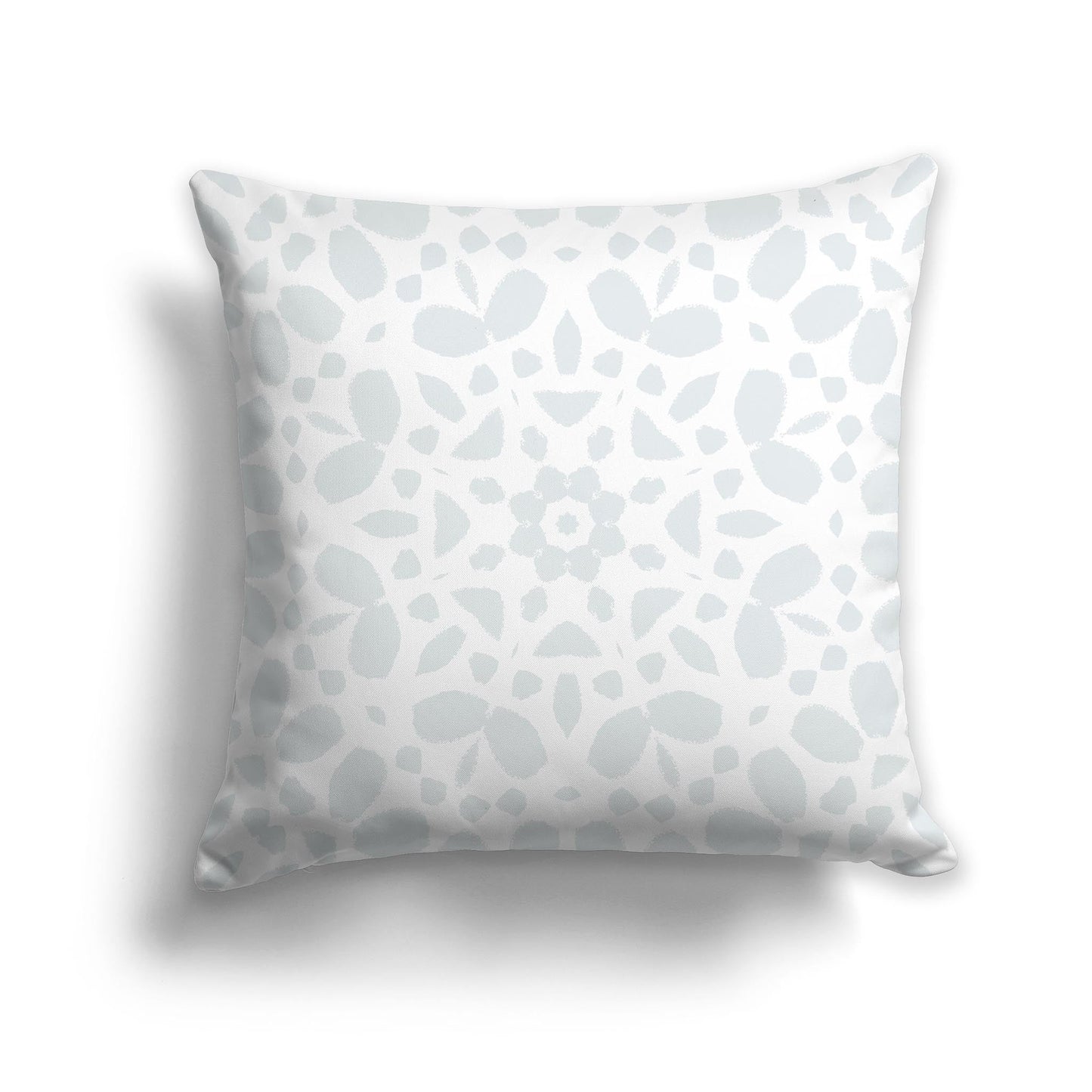 Throw Pillow with Grey and White/Beige-white Circular Pattern on Both Sides, CAPC-1101-181