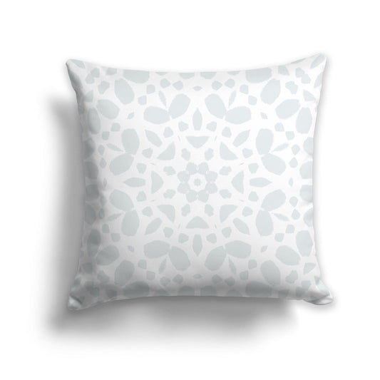 Throw Pillow with Grey and White/Beige-white Circular Pattern on Both Sides, CAPC-1101-181