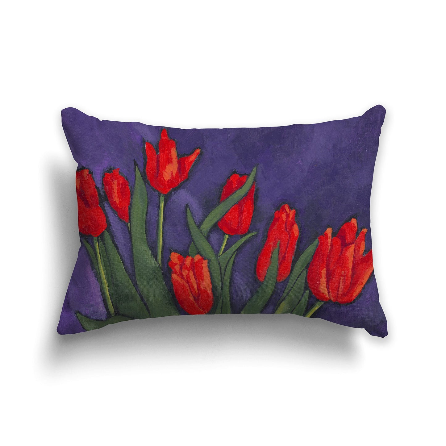 Red Tulips Fine Art Cushion Cover, CAPC-1110-1, 51 x 36 cm / 20 x 14 inches