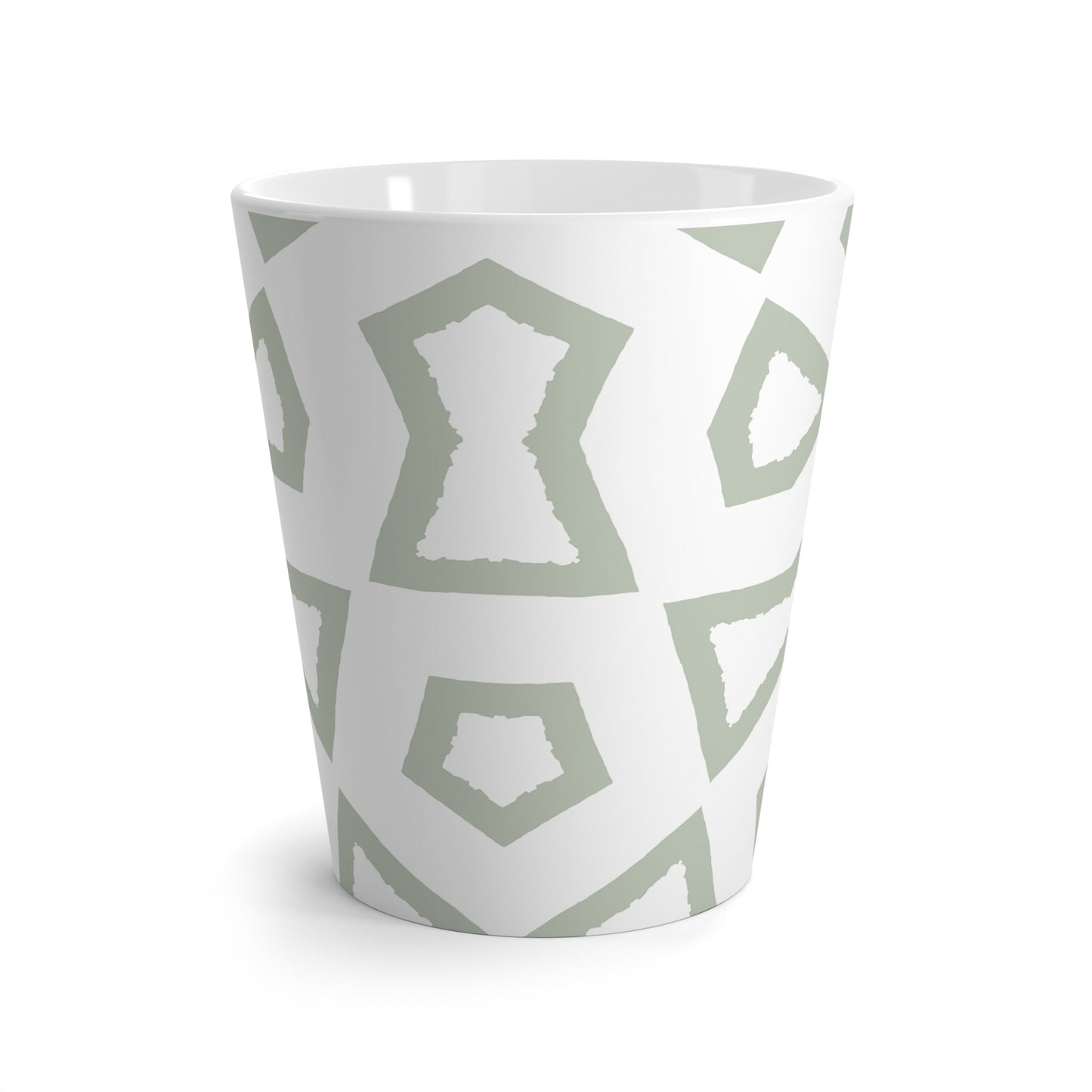 350 mL / 12oz Graphic Art Latte Mug | CALM-1052-250-392