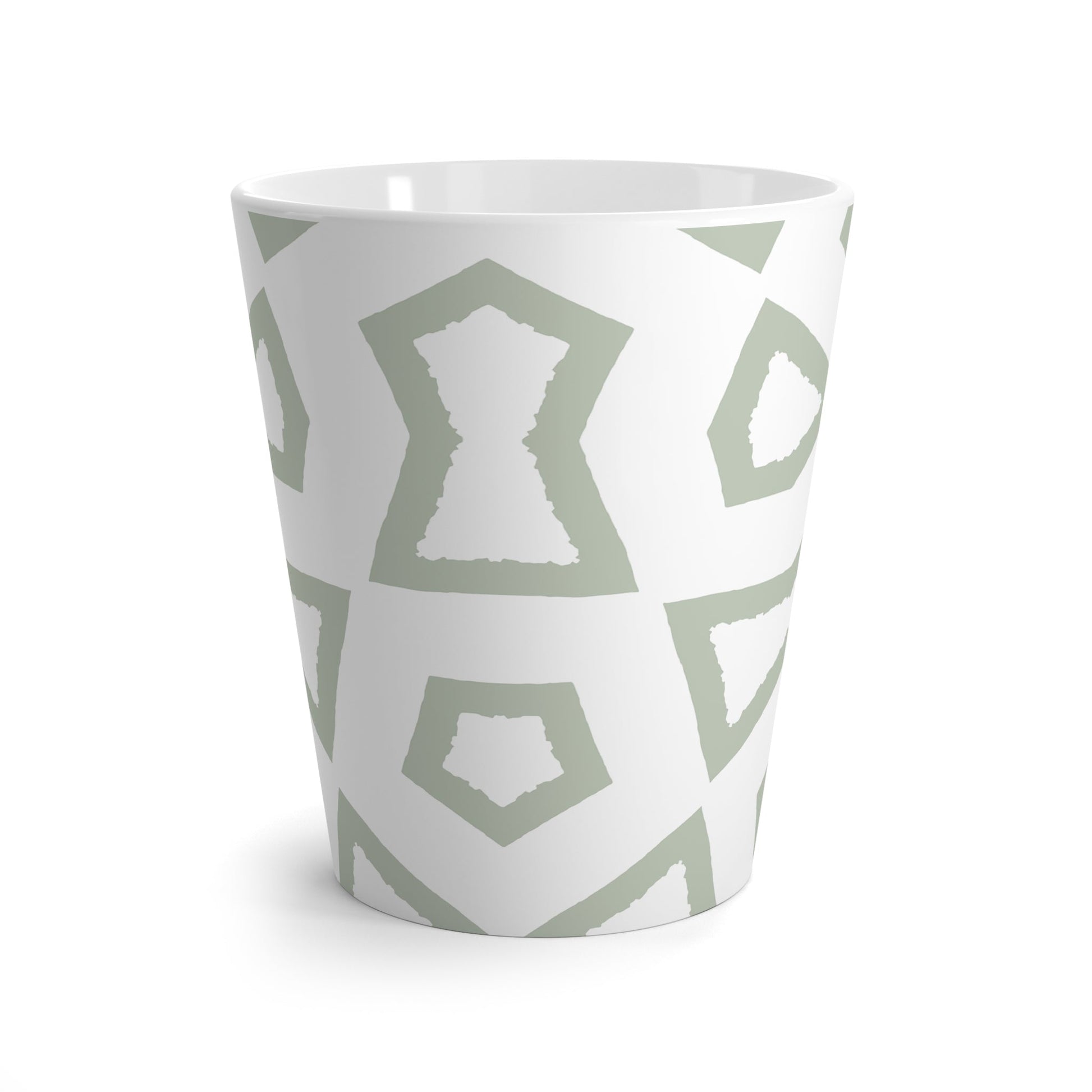 350 mL / 12oz Graphic Art Latte Mug | CALM-1052-250-392