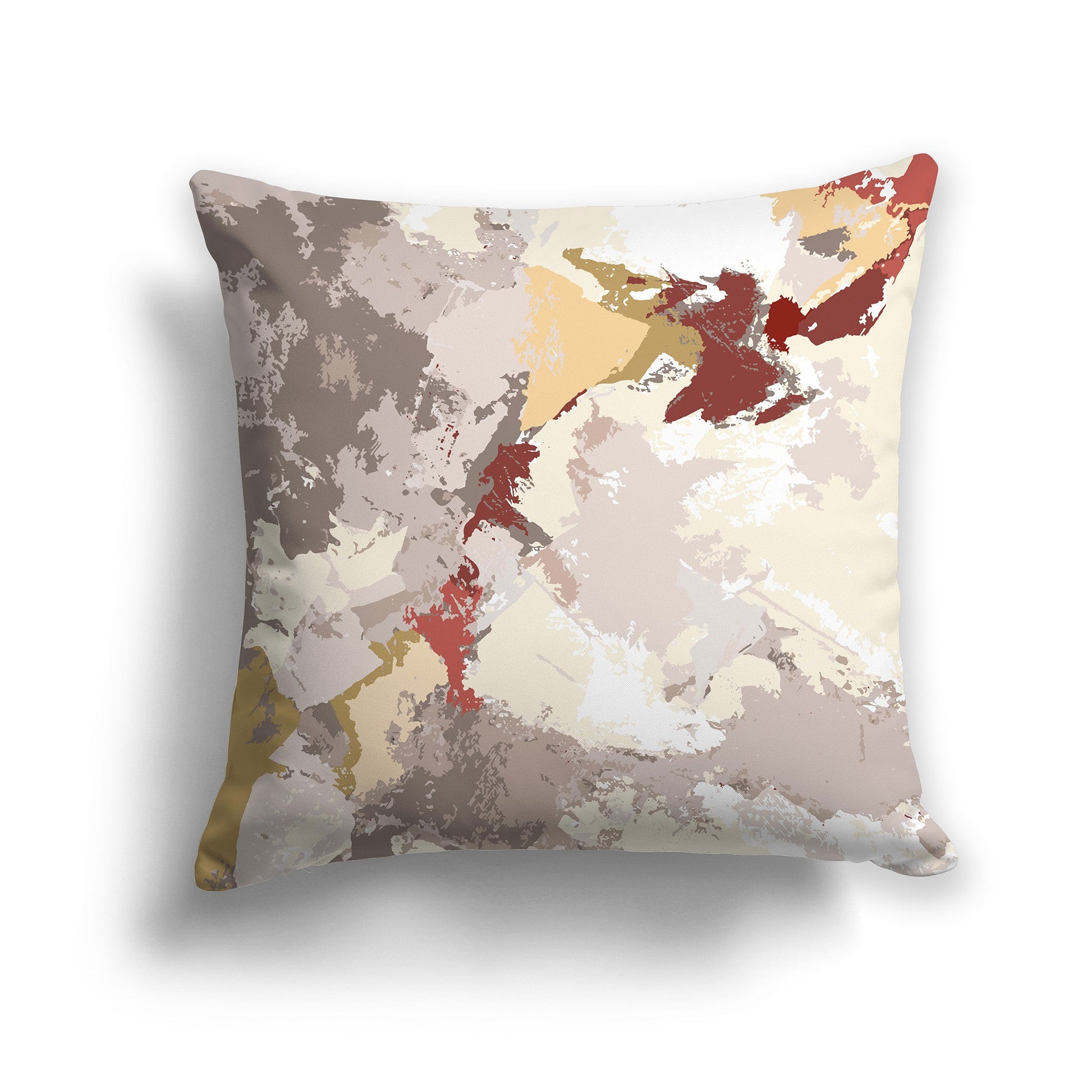 Cushion Cover with Graphic Art from the Desert Pewter Collection, CAPC-1132-691, 46 x 46 cm / 18 x 18 inches