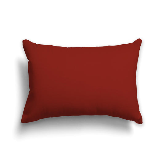 Solid Rust-red Throw Pillow | 51 x 36 cm / 20 x 14 inches