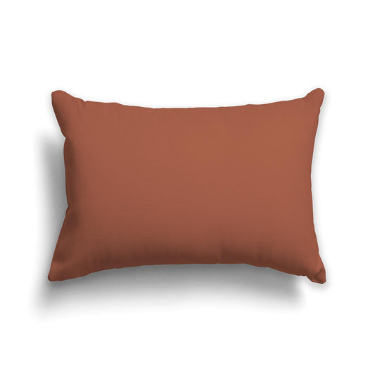 Solid Light Rust-red Throw Pillow | 51 x 36 cm / 20 x 14 inches