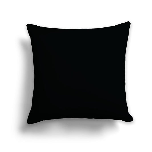 Solid Black Throw Pillow, CAPC-1138-012