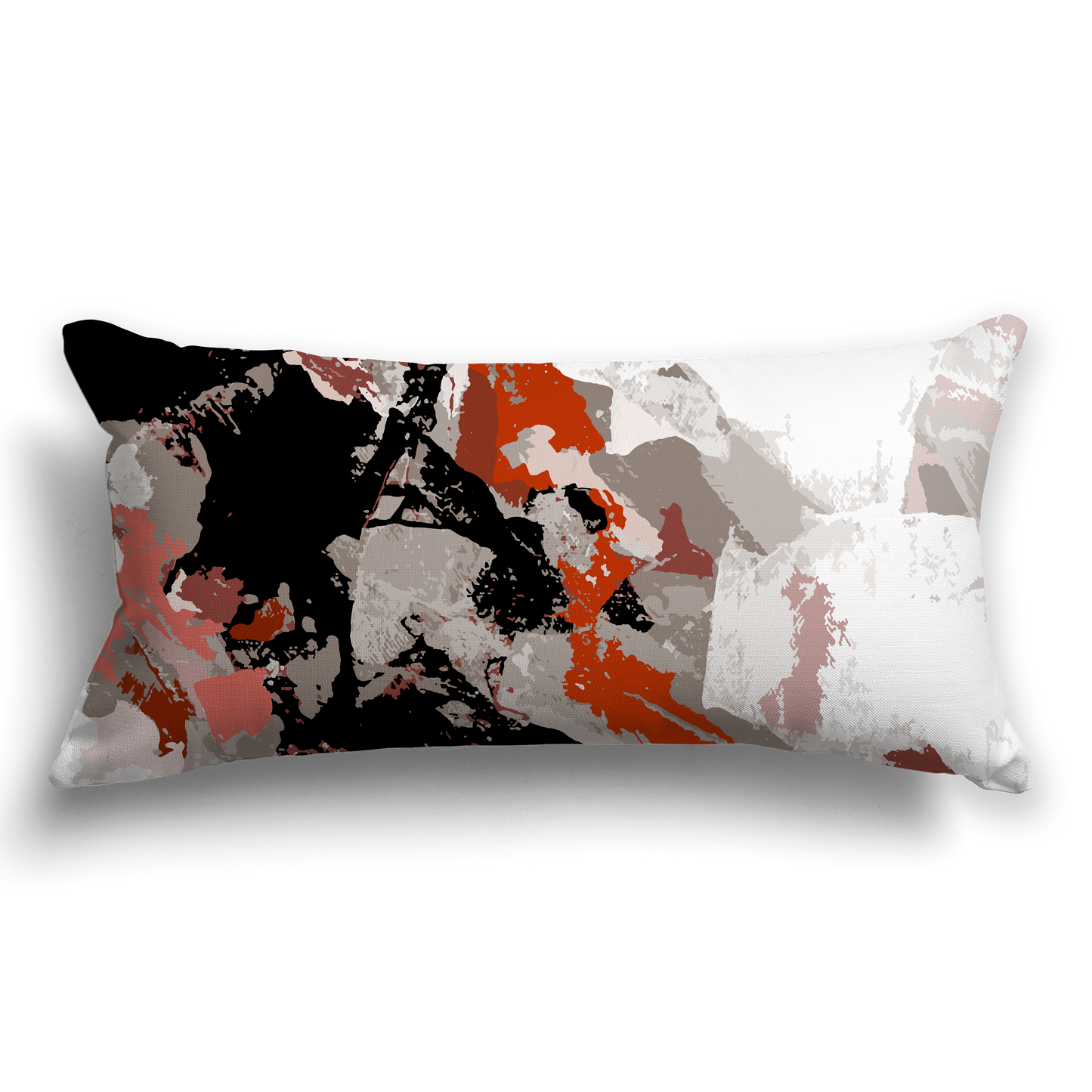 Cushion Cover with Graphic Art from the Dusty Slate Collection, CAPC-1138-690, 61 x 30 cm, 24 x 12 inches