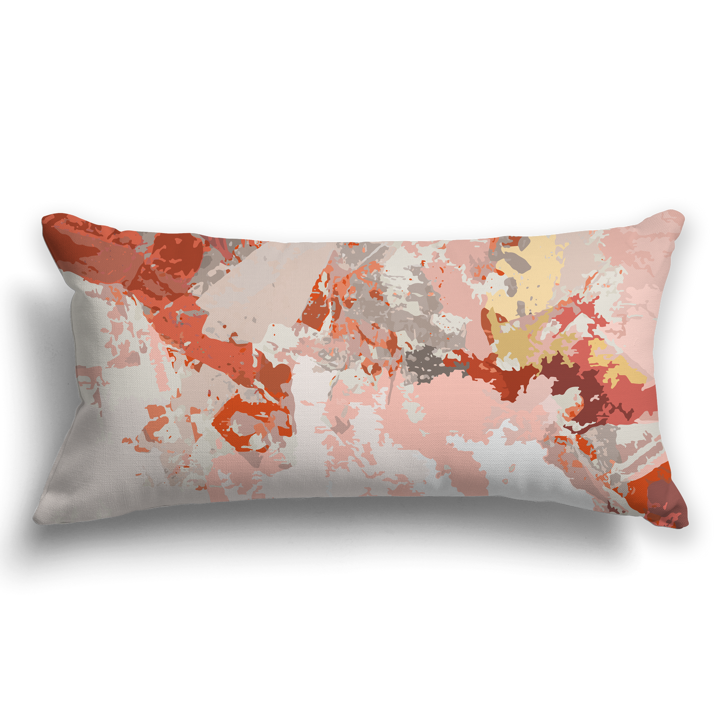 Cushion Cover with Graphic Art from the Sea Coral Collection, CAPC-1139-698, 61 x 30 cm, 24 x 12 inches
