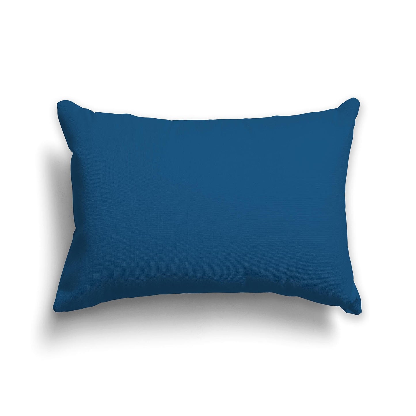 Solid Dark Blue-turquoise Throw Pillow, CAPC-1153-100