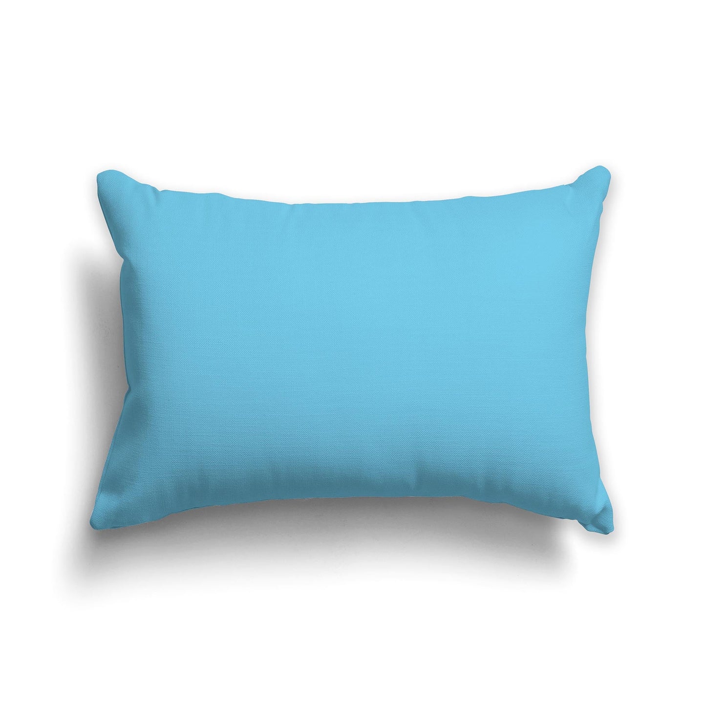 Solid Light Blue-turquoise Throw Pillow, CAPC-1153-400