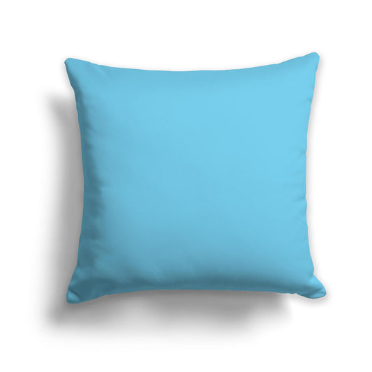 Solid Light Blue-turquoise Throw Pillow, CAPC-1153-400