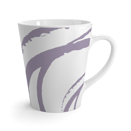 350 mL / 12oz Graphic Art Latte Mug | CALM-1143-133-112