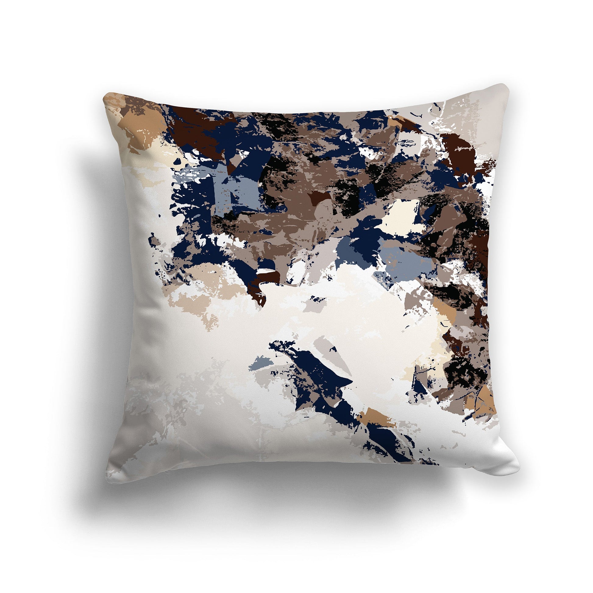 Cushion Cover with Graphic Art from the Mocha Froth Collection, CAPC-1161-693, 46 x 46 cm / 18 x 18 inches