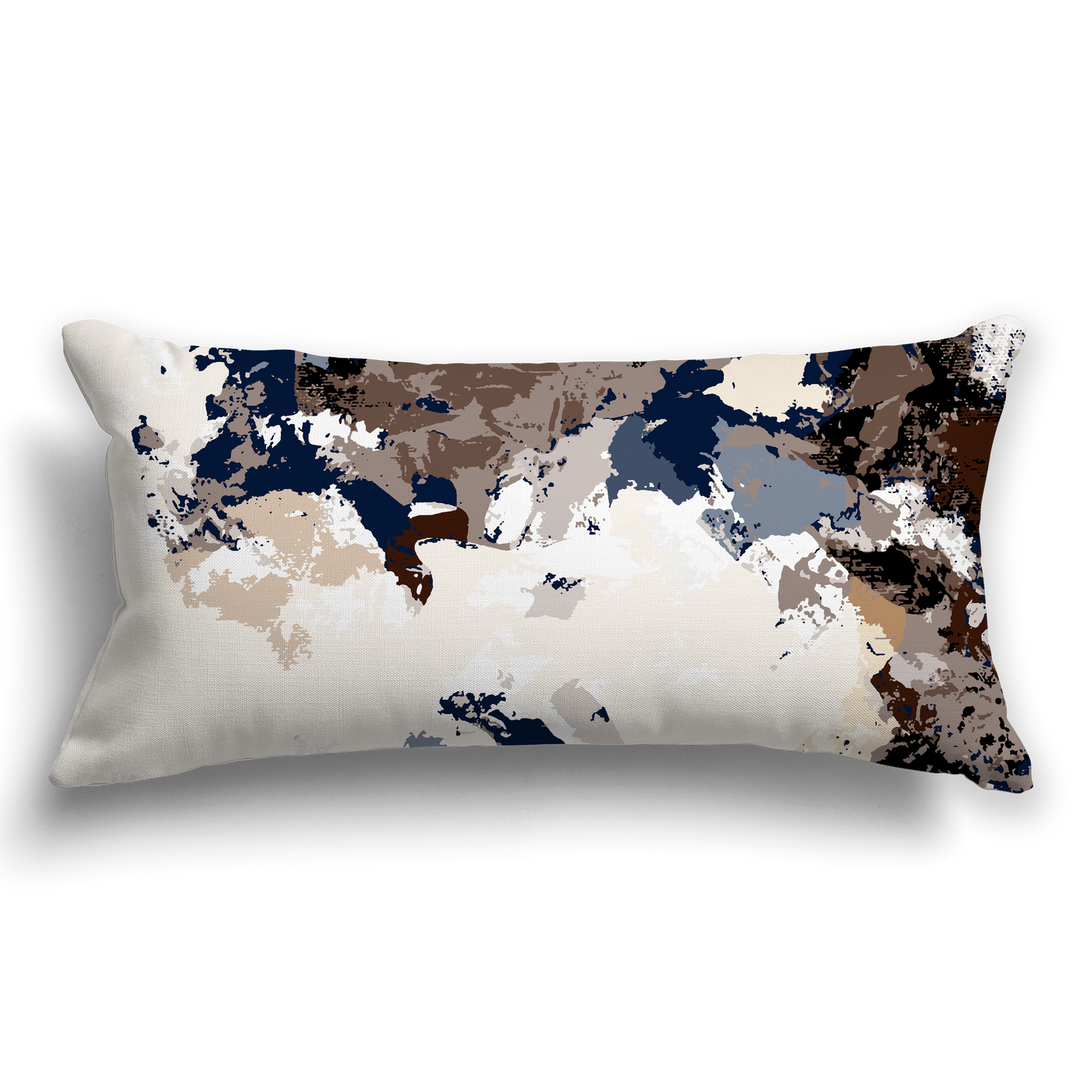 Cushion Cover with Graphic Art from the Mocha Froth Collection, CAPC-1161-693, 61 x 30 cm, 24 x 12 inches