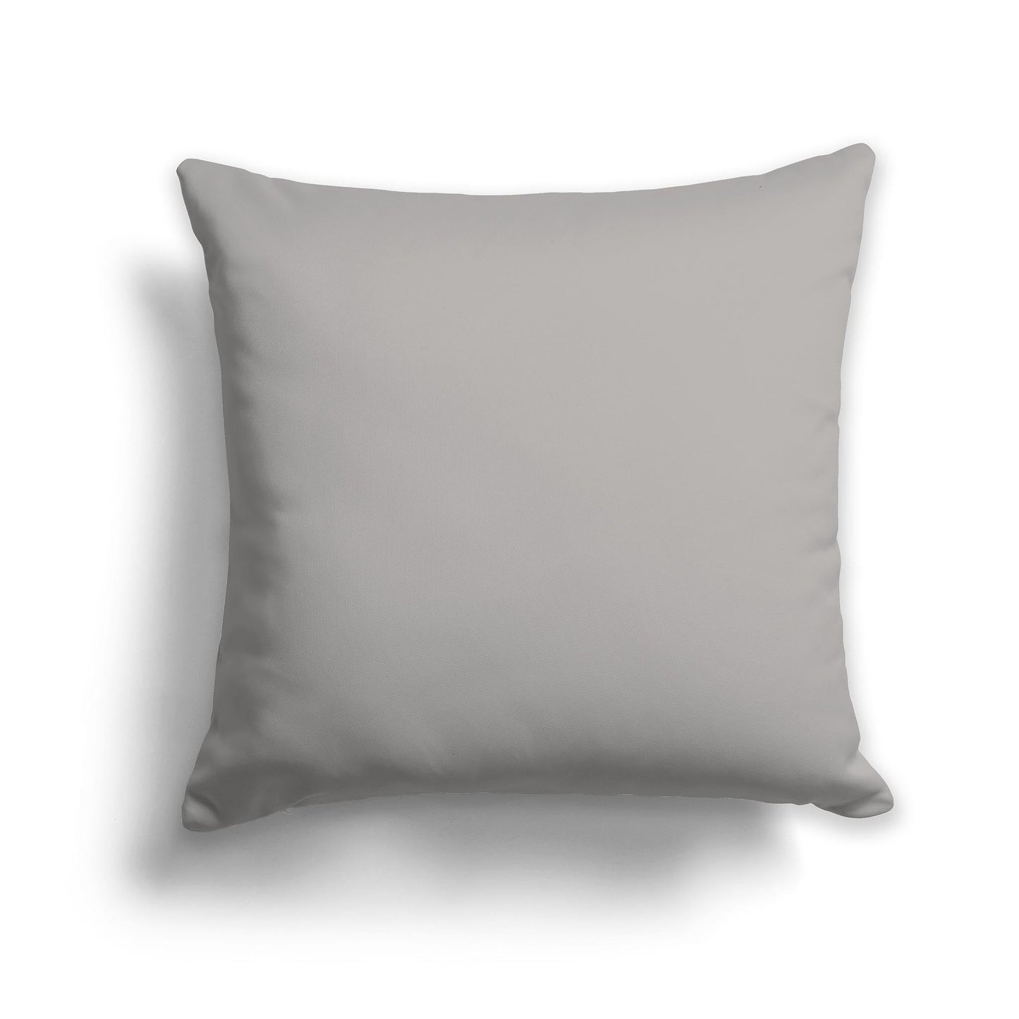 Solid Medium Grey Throw Pillow, CAPC-1171-133