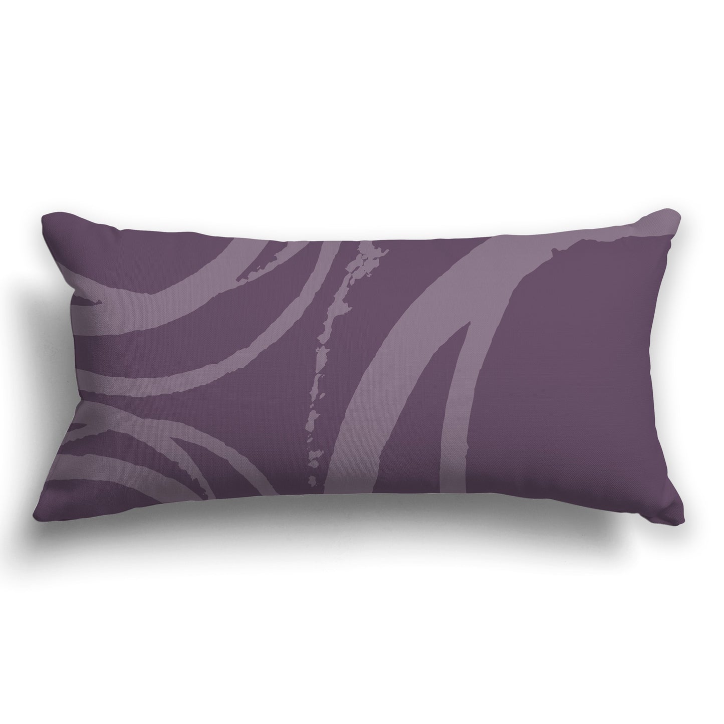 Purple Throw Pillow with Circular Medium Purple Graphic on Both Sides, CAPC-1182-021
