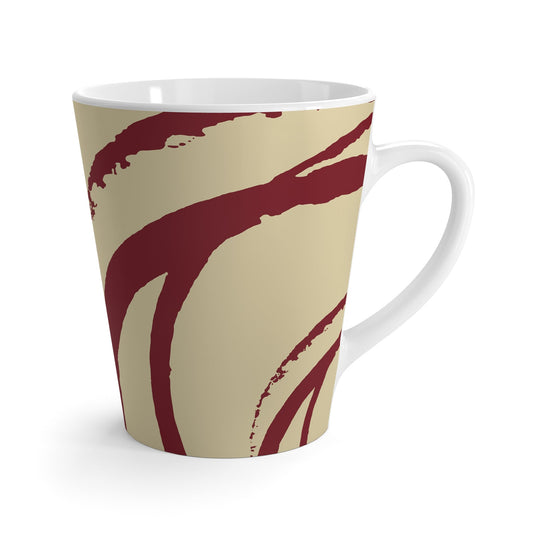 350 mL / 12oz Graphic Art Latte Mug | CALM-1284-400-112
