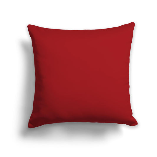 Solid Deep Red Throw Pillow, CAPC-1191-100