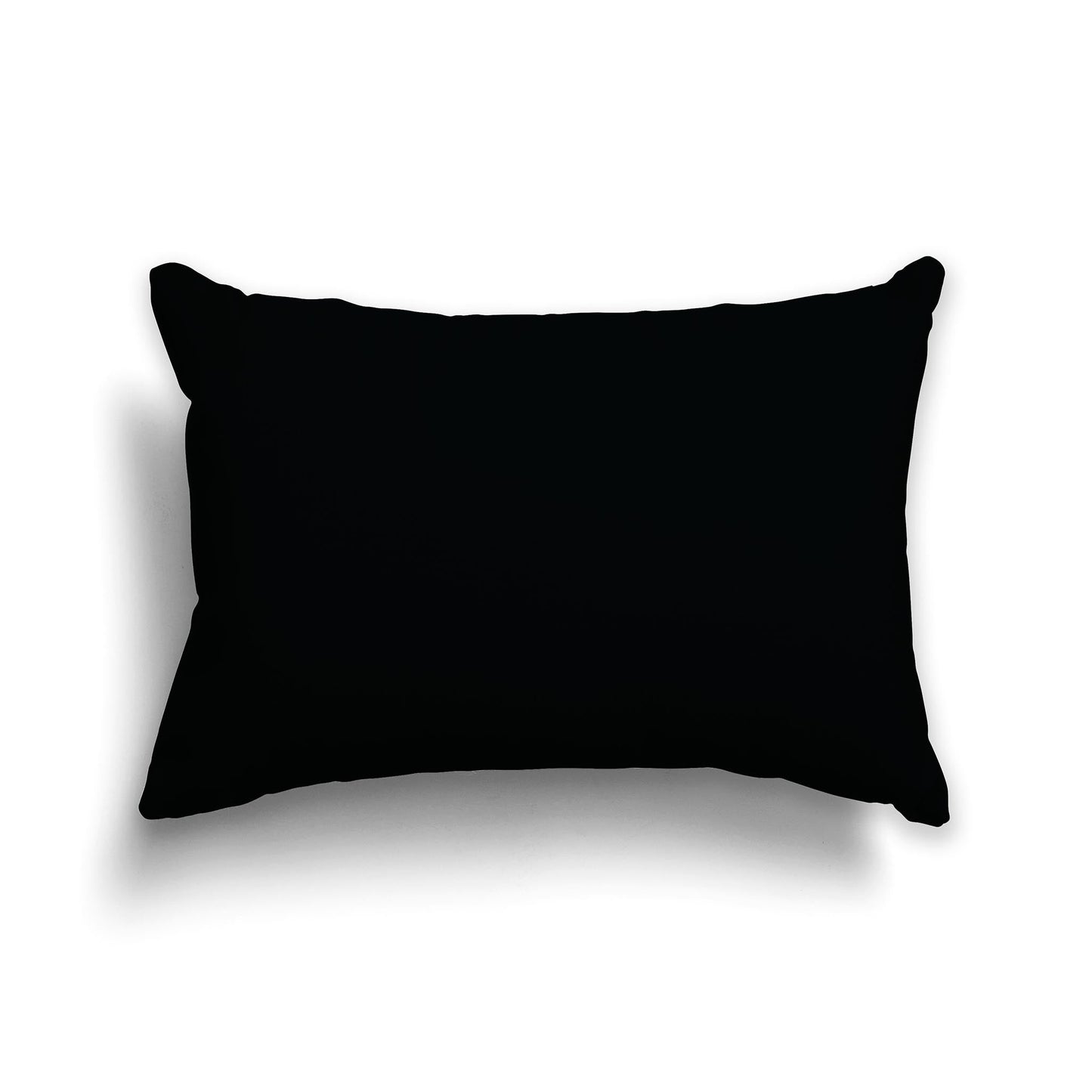 Solid Black Throw Pillow, CAPC-1192-012