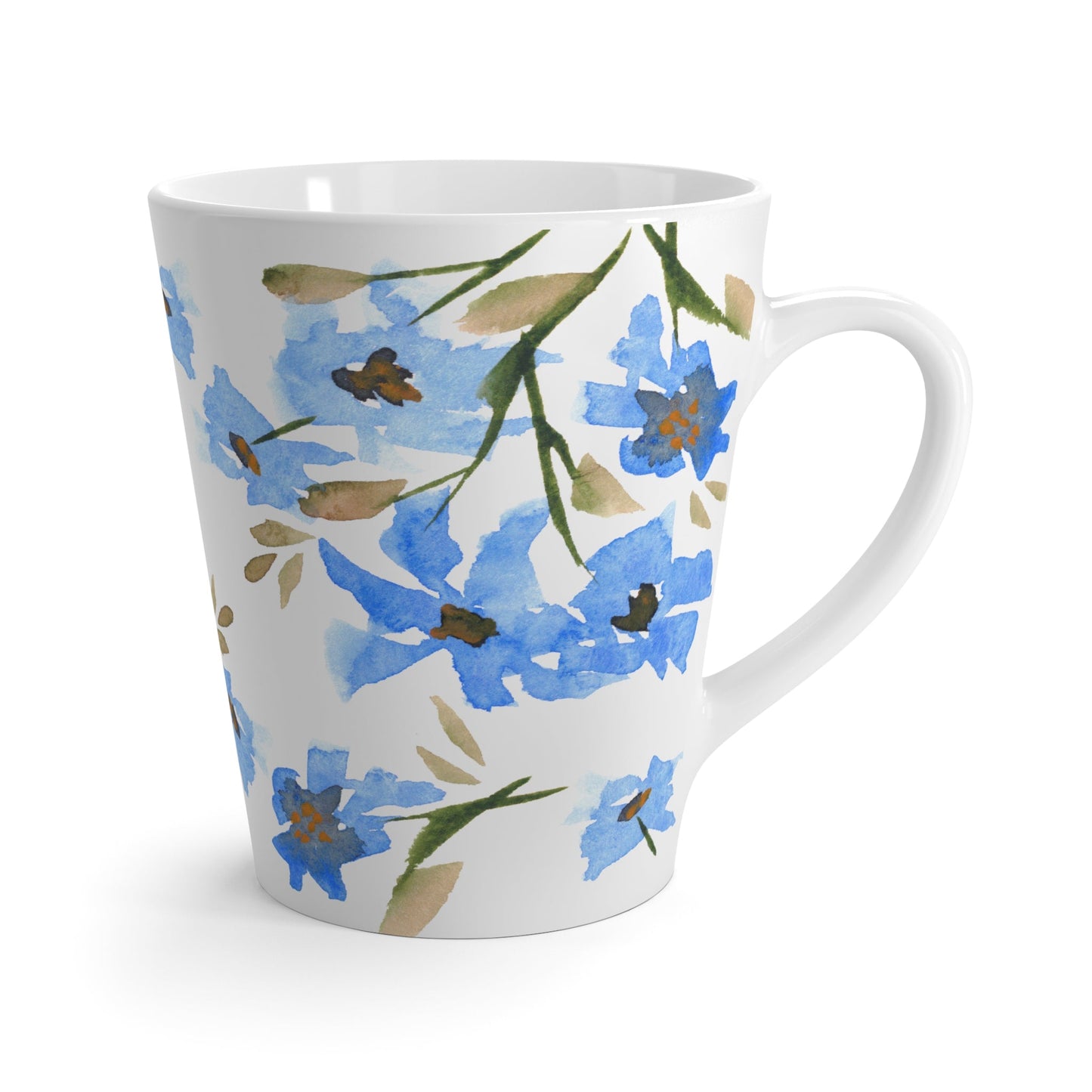 350 mL / 12oz Fine Art Watercolor Latte Mug, CALM-1404