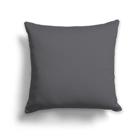 Solid Grey Throw Pillow, CAPC-1201-167