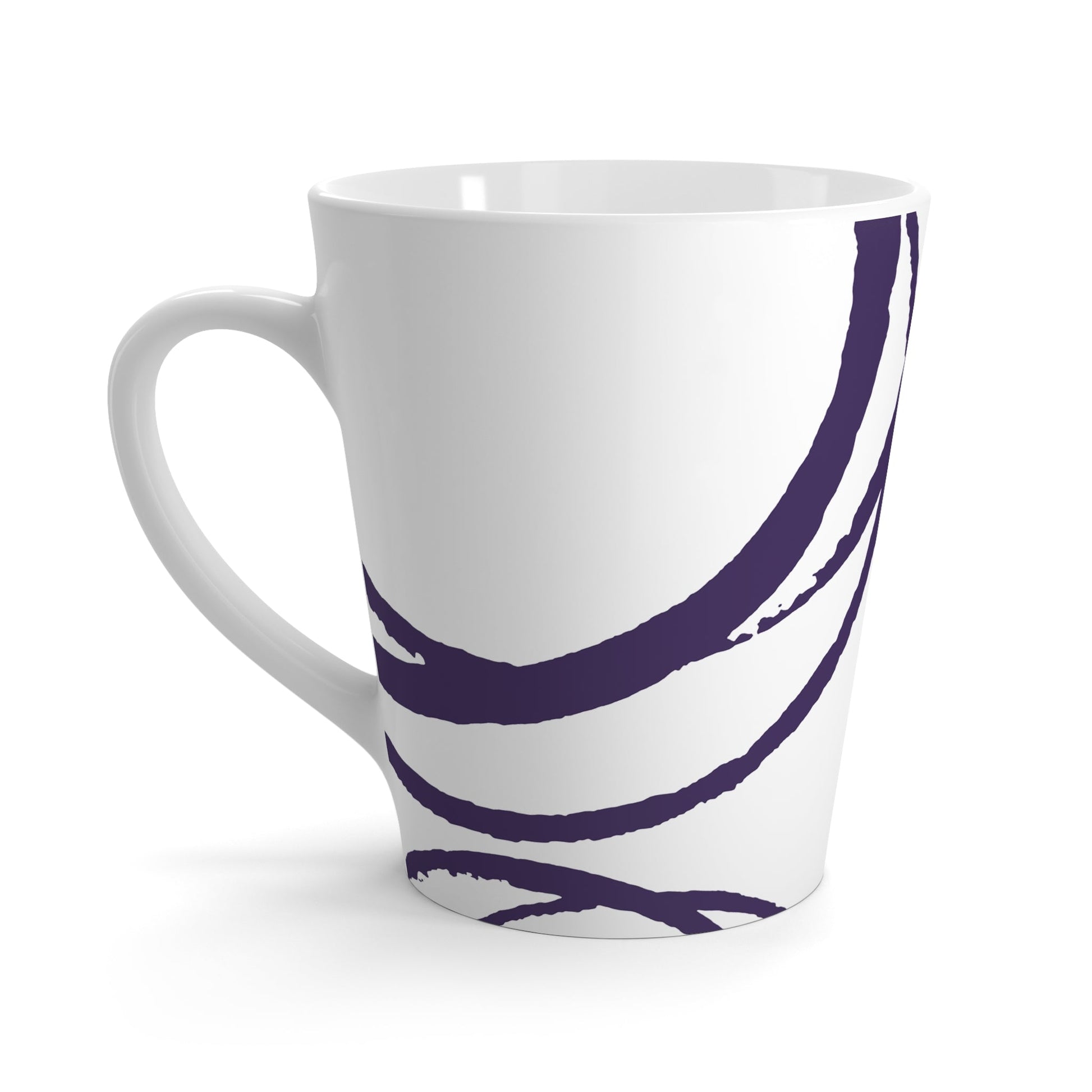 350 mL / 12oz Graphic Art Latte Mug | CALM-1143-100-112