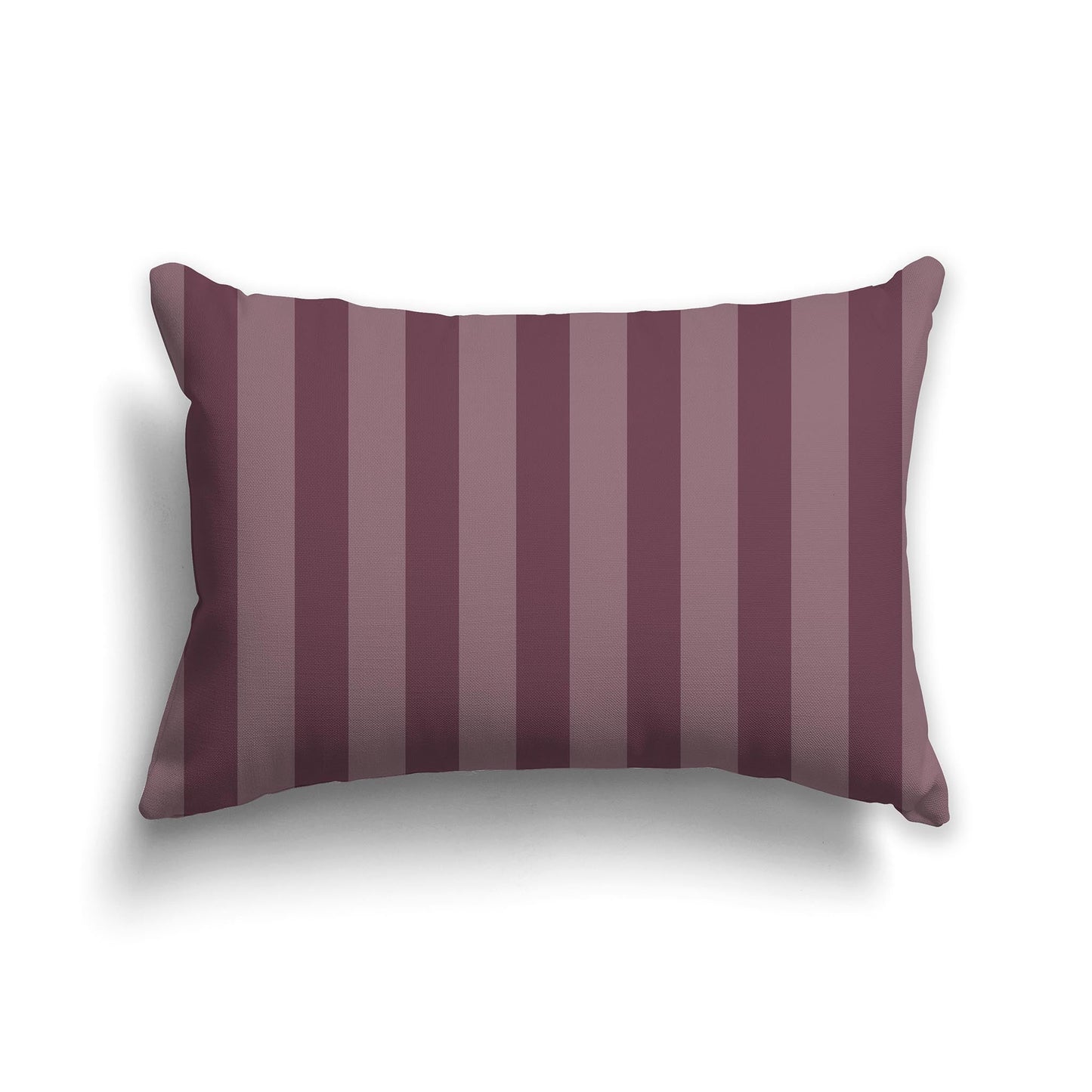 Medium Plum Throw Pillow with Vertical Plum Bars on Front, CAPC-1211-052