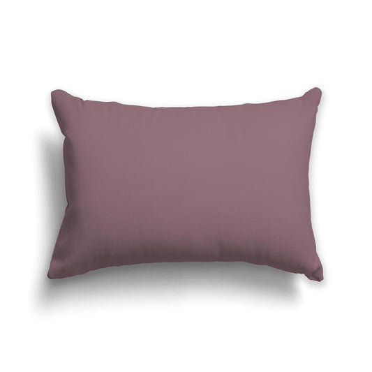Solid Medium Plum Throw Pillow | 51 x 36 cm / 20 x 14 inches
