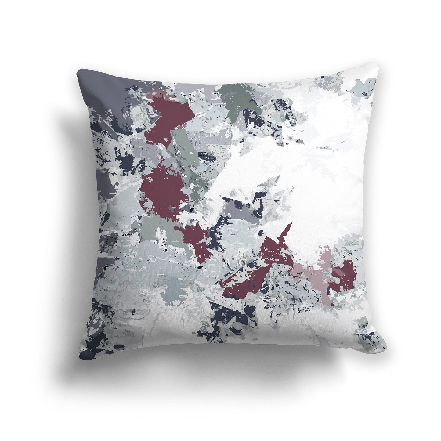 Cushion Cover with Graphic Art from the Plum Garden Collection, CAPC-1211-695, 46 x 46 cm / 18 x 18 inches