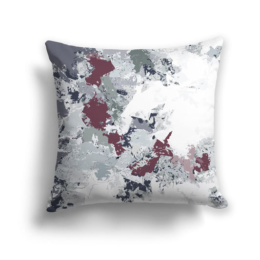 Cushion Cover with Graphic Art from the Plum Garden Collection, CAPC-1211-695, 46 x 46 cm / 18 x 18 inches