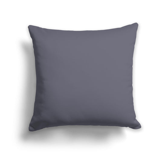 Solid Dark Grey Throw Pillow, CAPC-1212-367