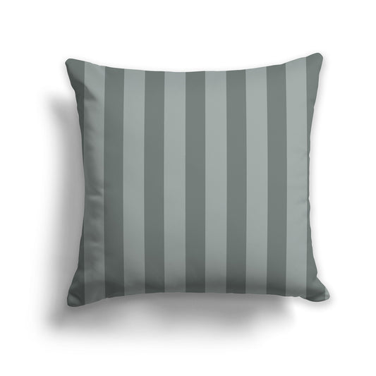 Medium Green Throw Pillow with Vertical Green Bars on Front, CAPC-1213-051