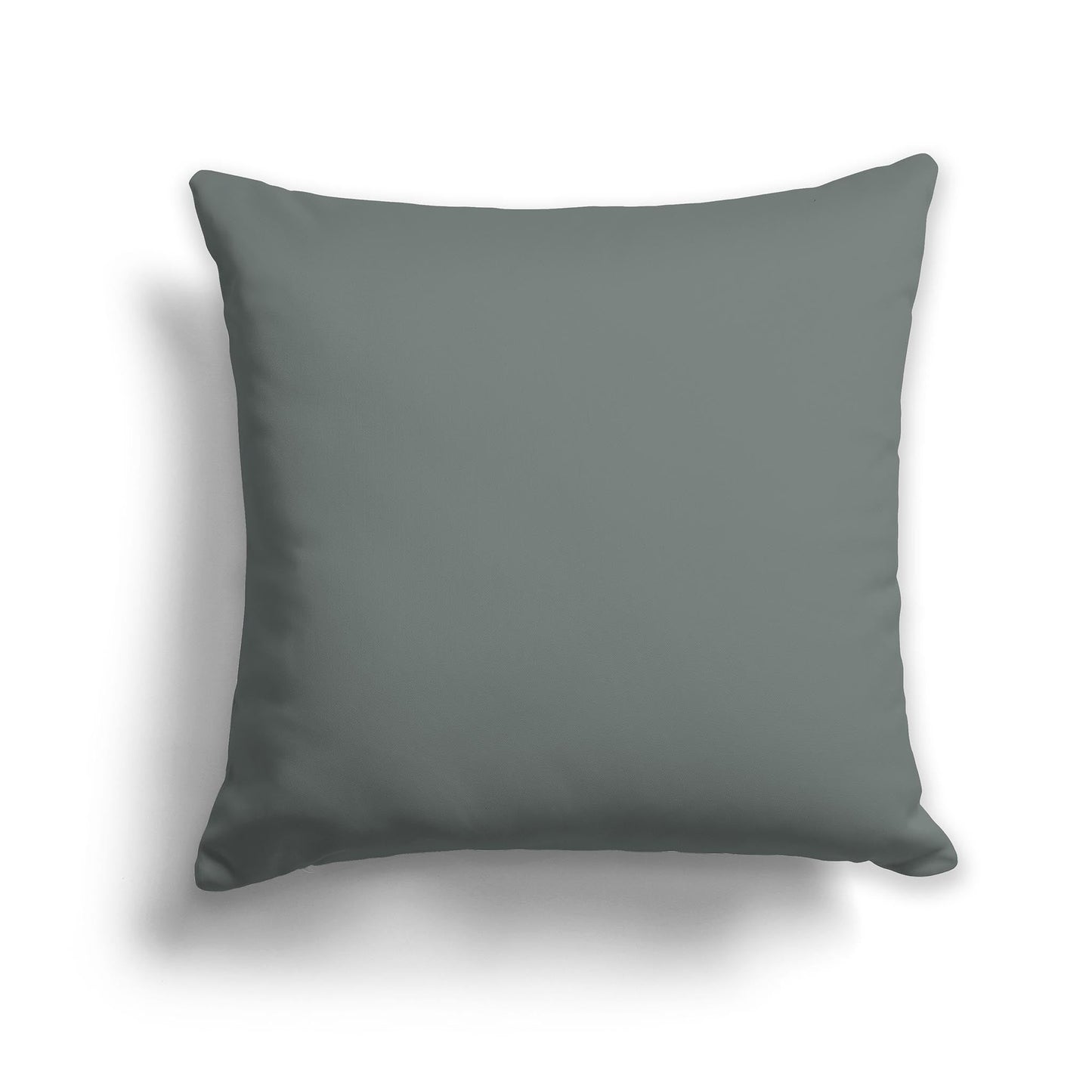 Solid Grey-green Throw Pillow, CAPC-1213-467