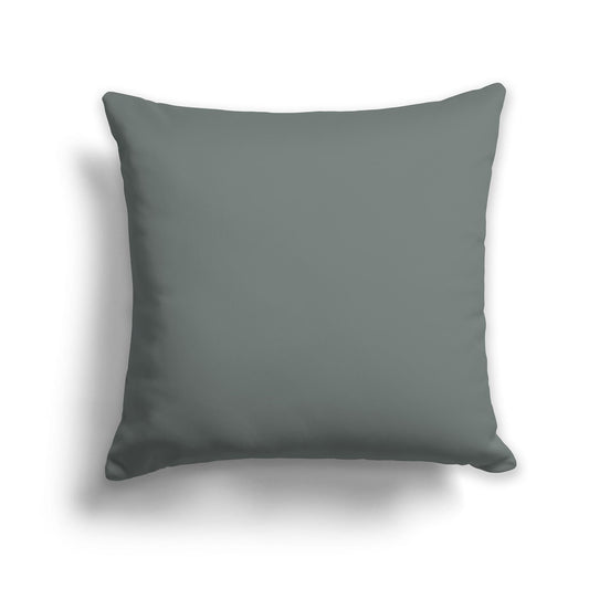 Solid Grey-green Throw Pillow, CAPC-1213-467