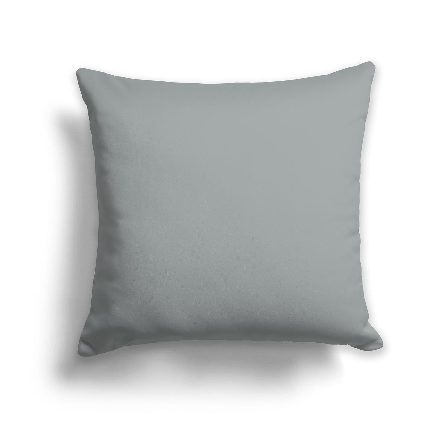 Solid Medium Grey-green Throw Pillow, CAPC-1213-500