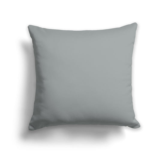Solid Medium Grey-green Throw Pillow, CAPC-1213-500