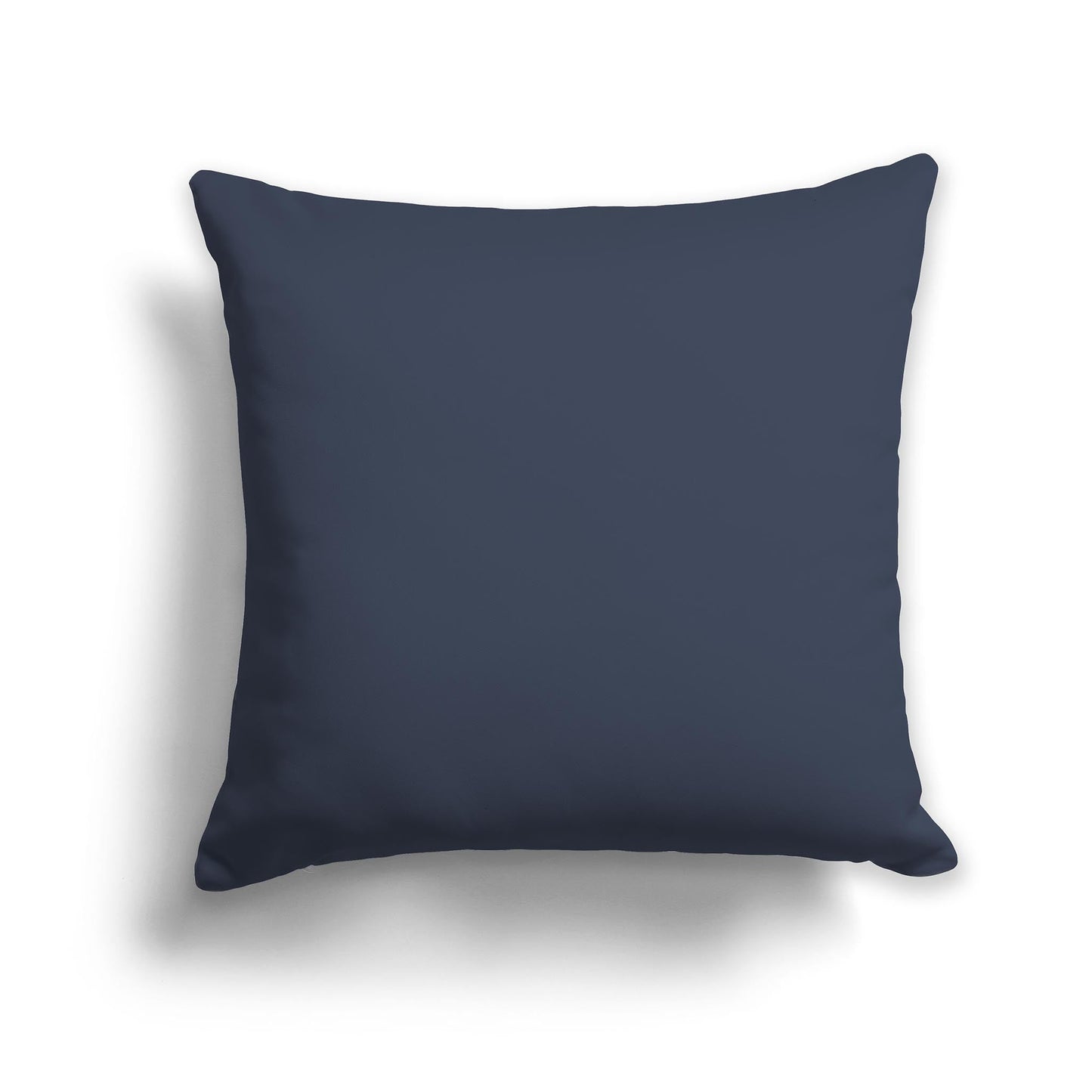 Solid Dark Blue-Grey Throw Pillow, CAPC-1221-100