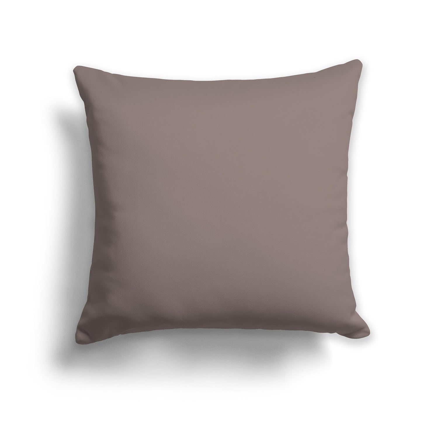Solid Medium Brown Throw Pillow, CAPC-1222-467