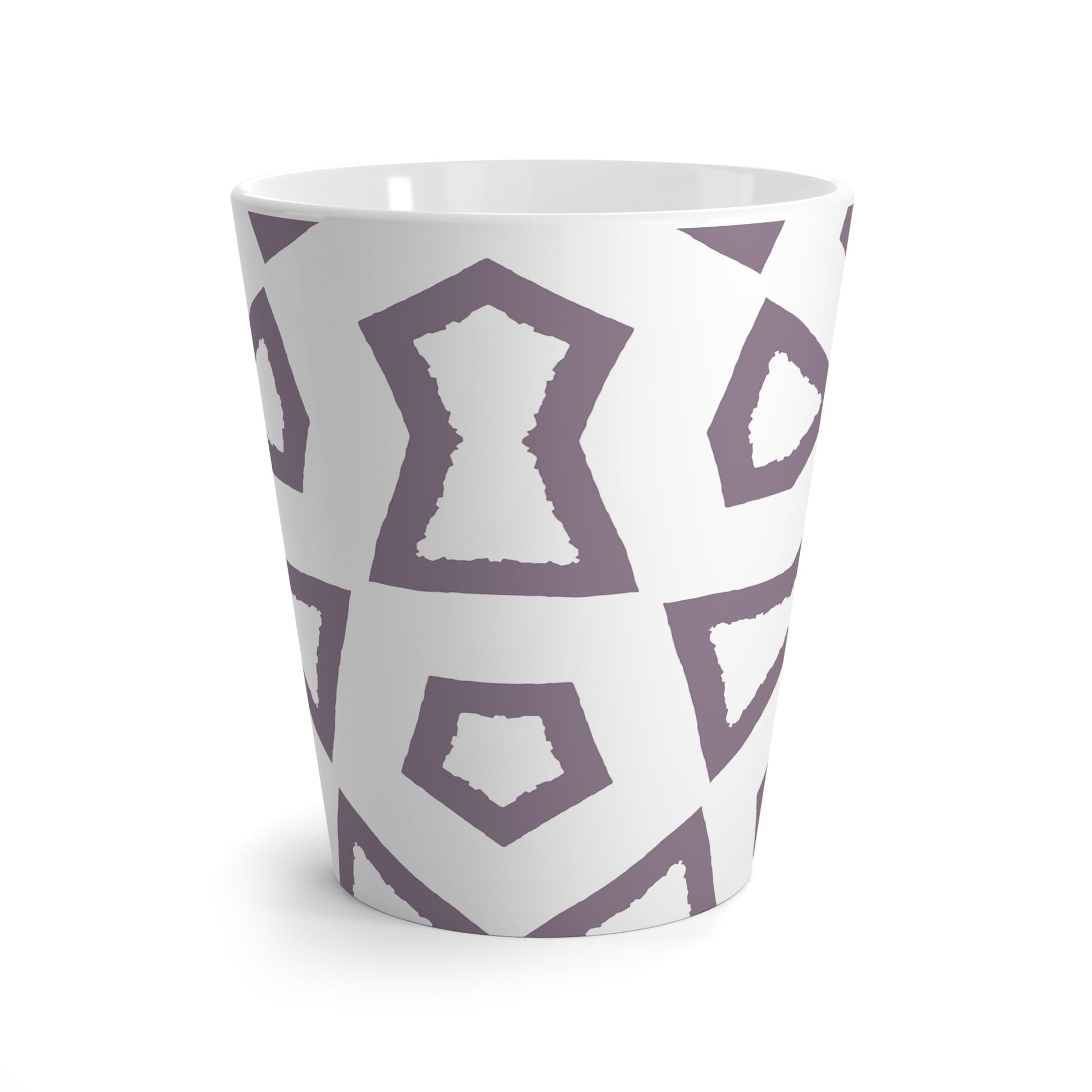 350 mL / 12oz Graphic Art Latte Mug | CALM-1182-167-392