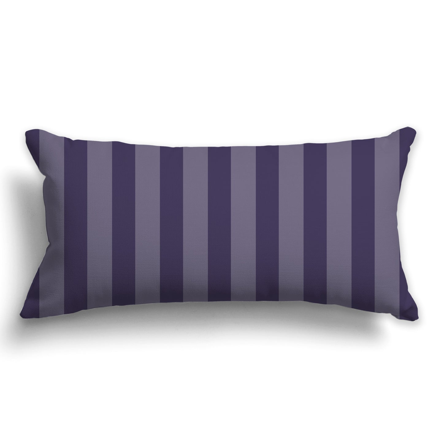 Medium Purple Throw Pillow with Purple Vertical Bars on Front, CAPC-1261-051