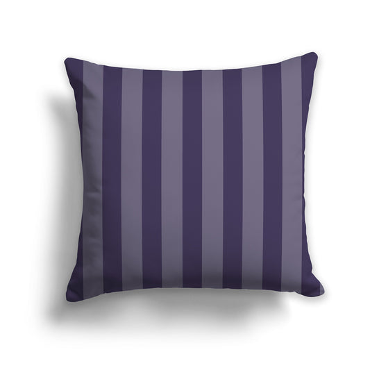 Medium Purple Throw Pillow with Purple Vertical Bars on Front, CAPC-1261-051