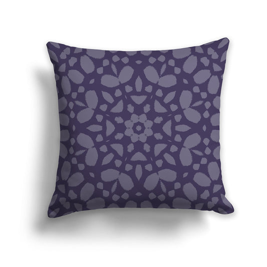 Purple Throw Pillow with Medium Purple Circular Graphic on Both Sides, CAPC-1261-182