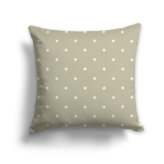 Pastel Green Throw Pillow with Large Cream Diamond Pattern on Front, CAPC-1263-102