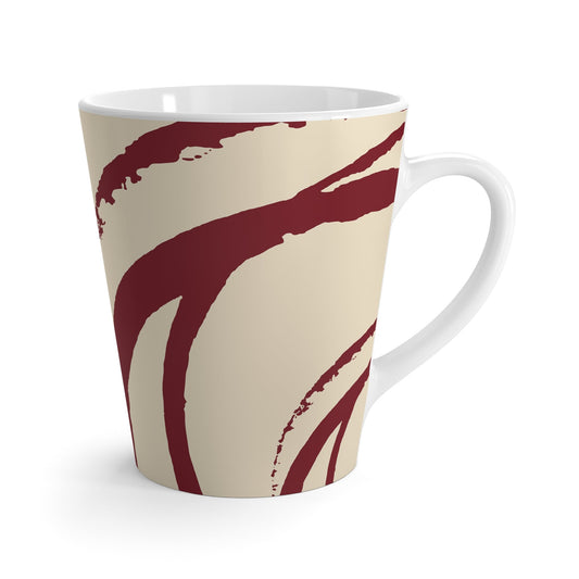 350 mL / 12oz Graphic Art Latte Mug | CALM-1285-500-112