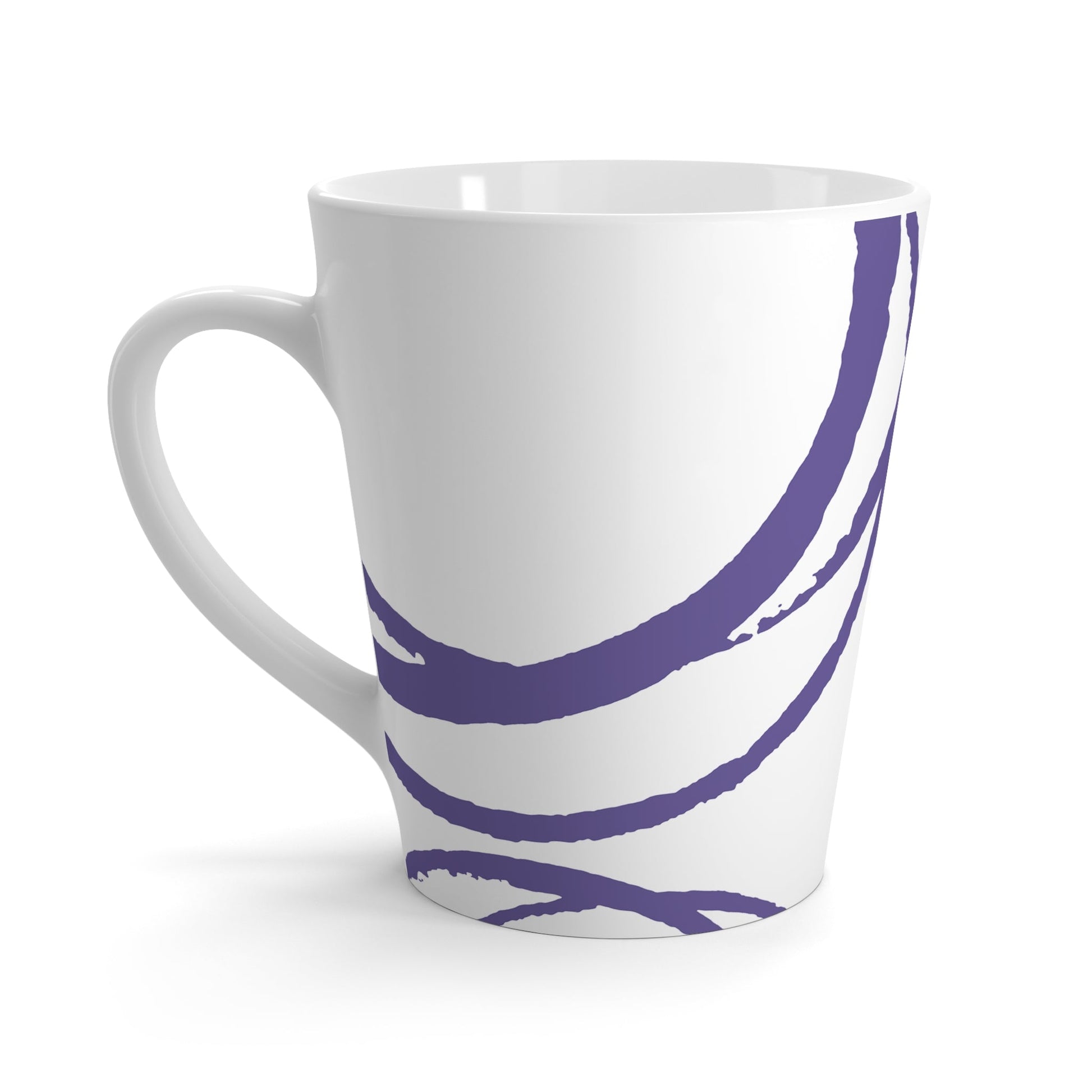 350 mL / 12oz Graphic Art Latte Mug | CALM-1382-475-112