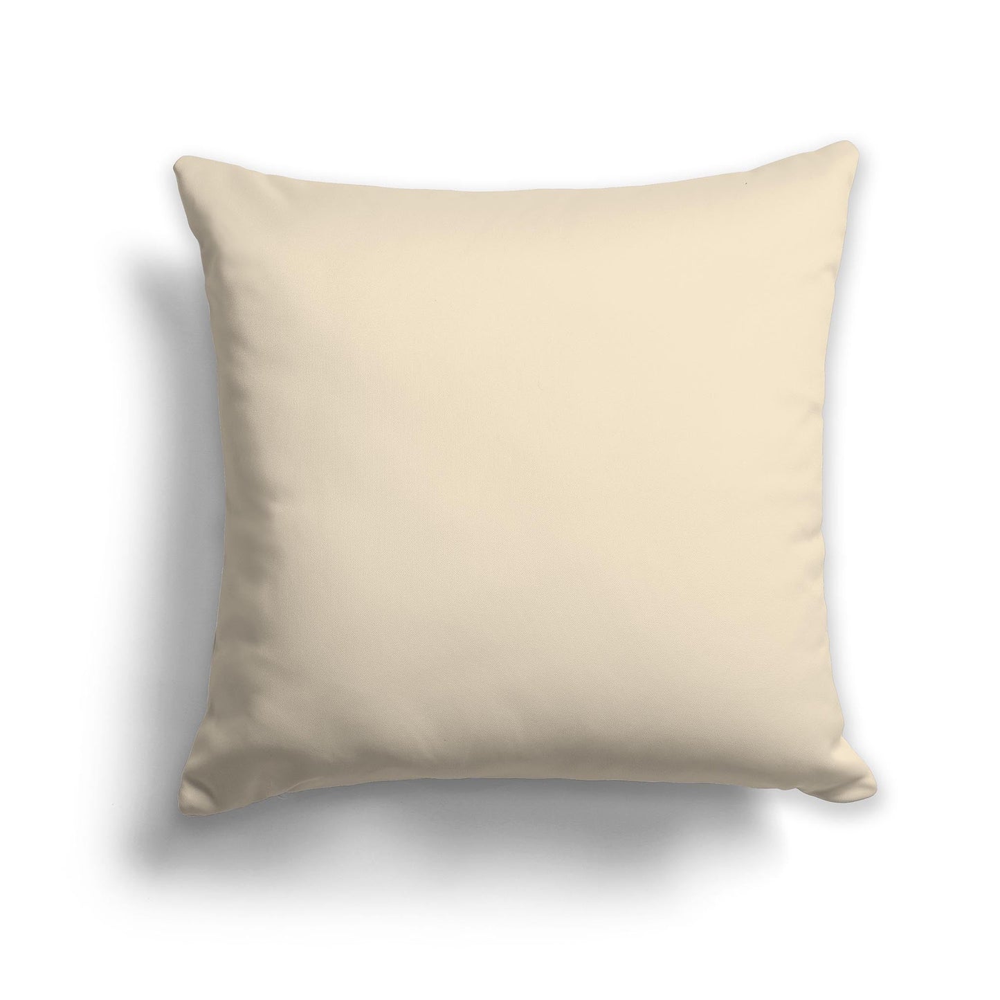 Solid Beige Throw Pillow, CAPC-1275-500
