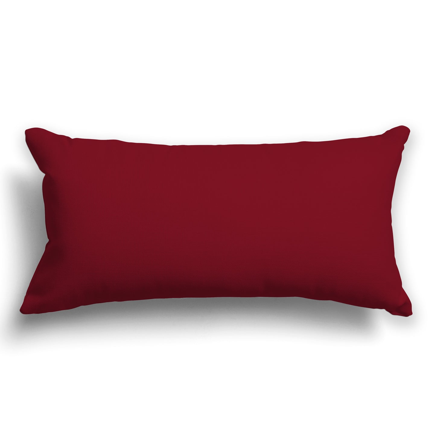Solid Burgundy Red Throw Pillow, CAPC-1283-200