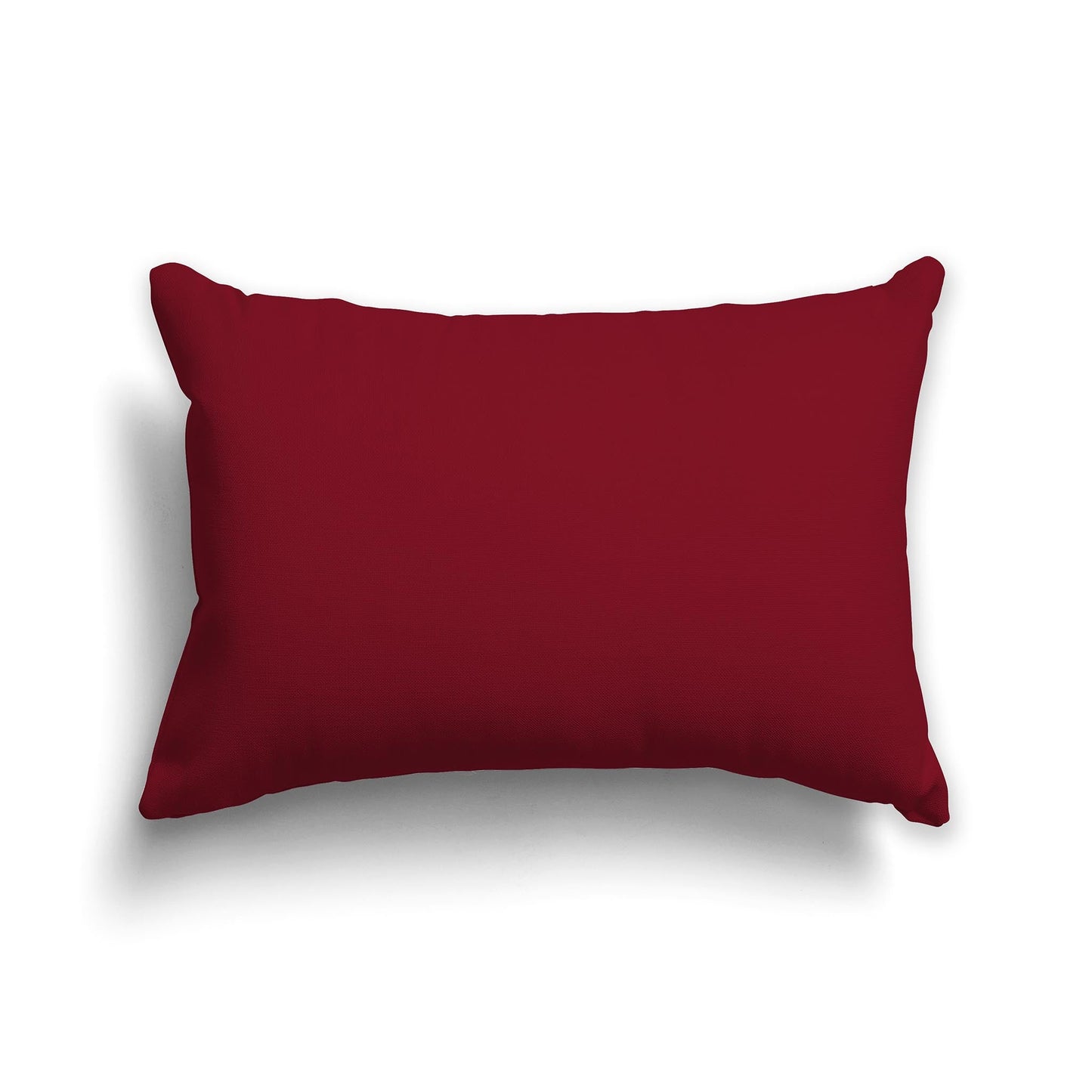 Solid Burgundy Red Throw Pillow, CAPC-1285-200