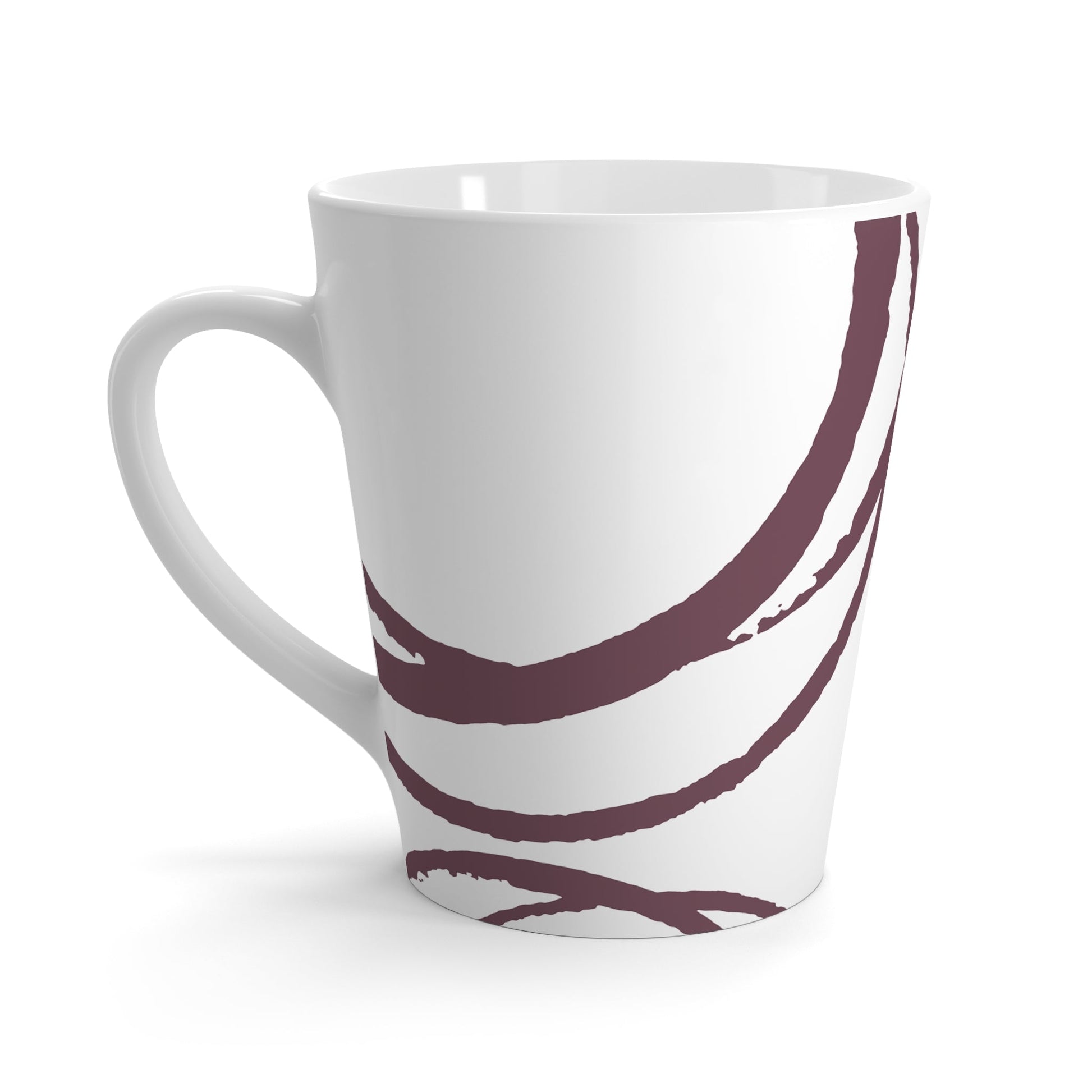 350 mL / 12oz Graphic Art Latte Mug | CALM-1211-100-112