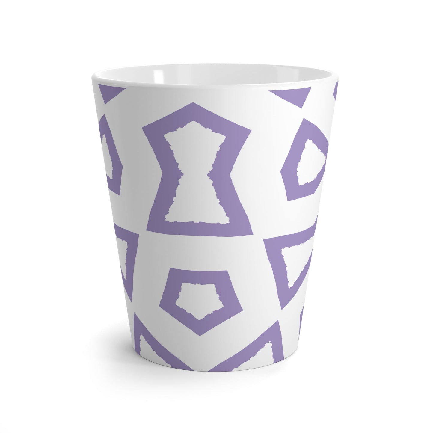 350 mL / 12oz Graphic Art Latte Mug | CALM-1382-375-392
